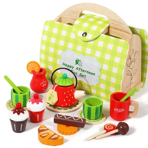 2026 Best-Selling Montessori Educational Kitchen & Food Toys Manufacturer Direct Sale New Arrivals-Afternoon Tea for Boys Girls
