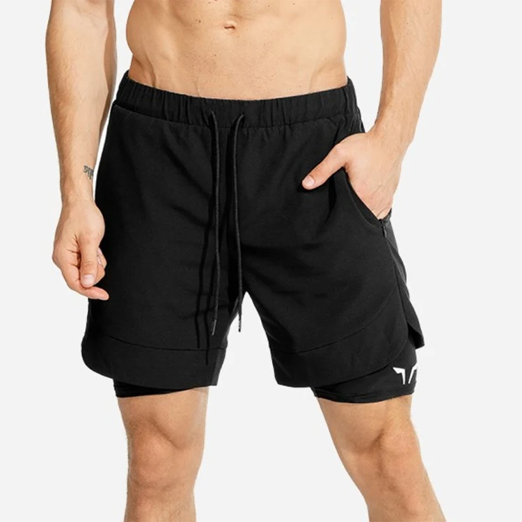 Running Short Men'S Double Layer Quick Dry Jogging Fie Bodybuilding Gym Plu Size Beach Men'S Clothinghort And891_voghion.com