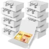 White Gift Box(Silver Ribbon)