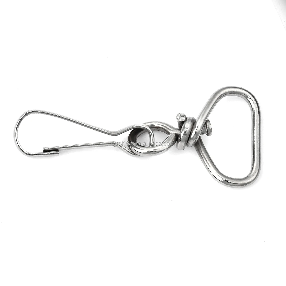 Wholesale Keychain Accessories Metal Snap Hook Clip Fashion Detachable