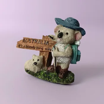 Magnete Da Frigorifero 3D Koala Australia – Souvenir In Resina Fatta A Mano – Adesivo Magnetico Per Cucina, Collezione Regalo
