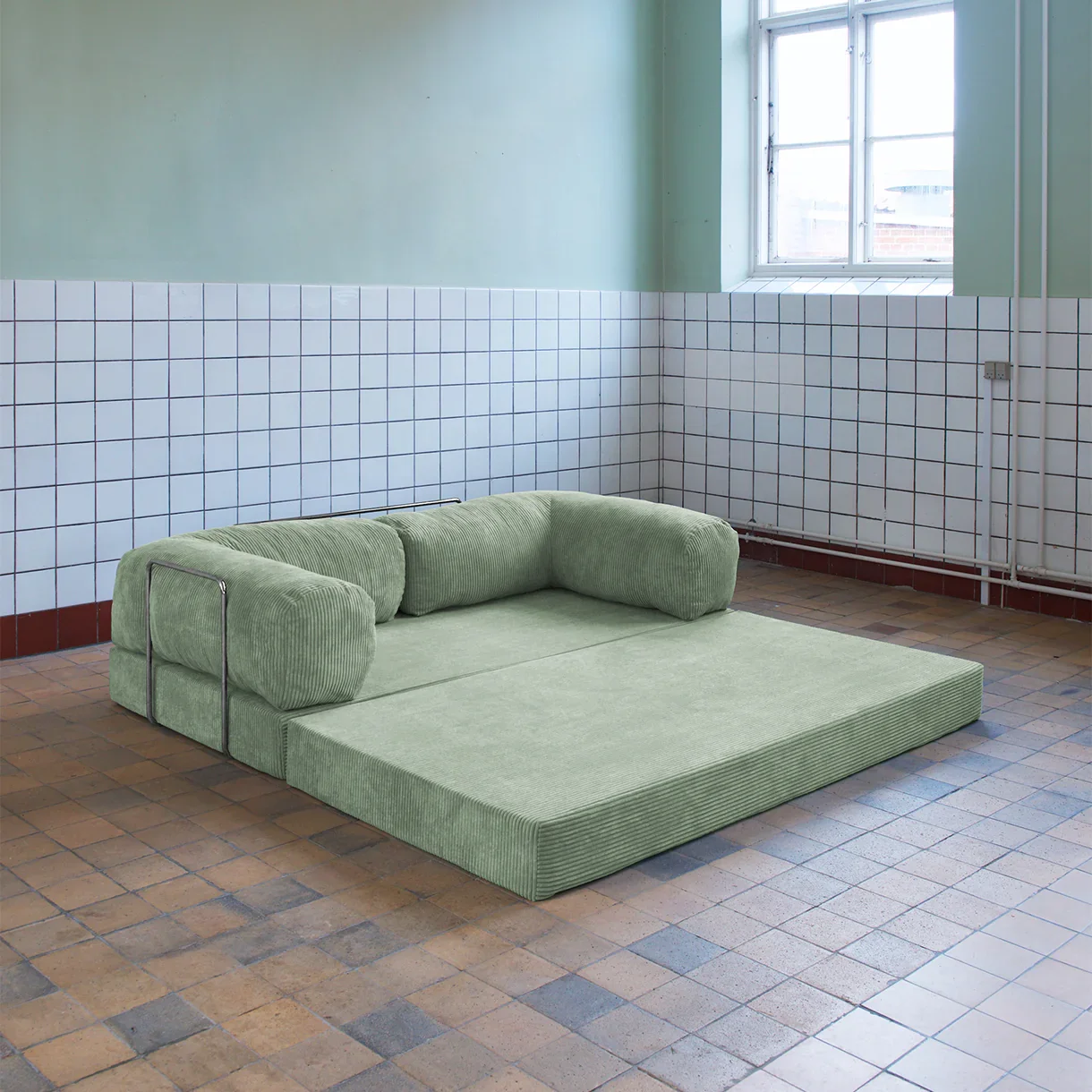 Vacuum sealed Package Small Volume Colorful Corduroy Compressed Sofa Luxury Sofa Couch for Living Room