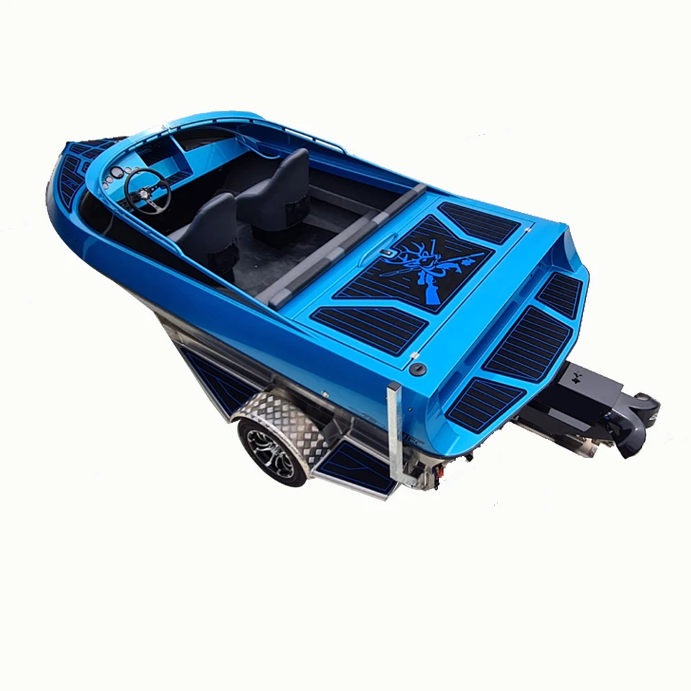 2022 New Design 15FT Mini Aluminum Jet Boat for Sale for USA Market