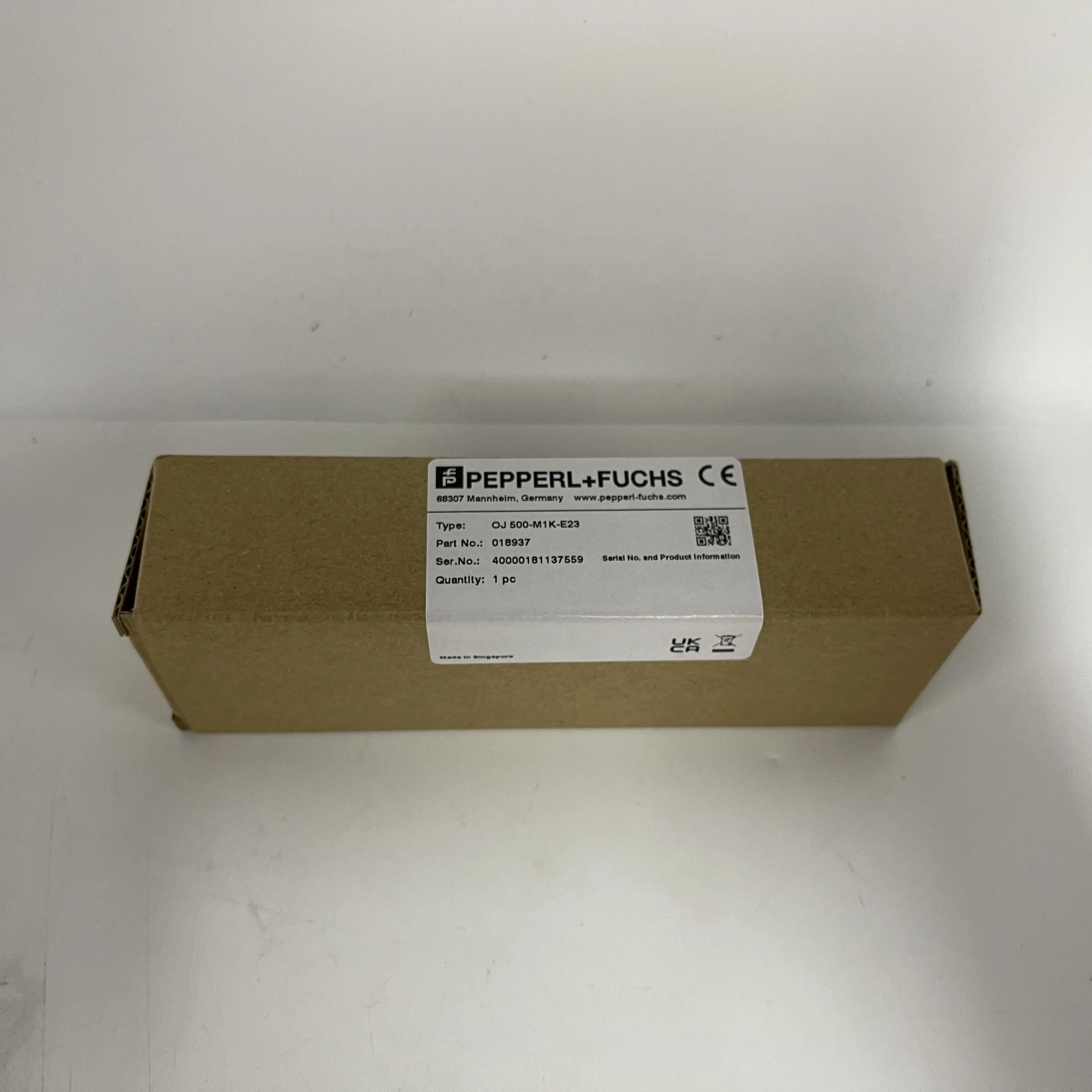 PEPPERL+FUCHS Photoelectric Sensor OJ500-M1K-E23 018937 PEPPERL+FUCHS Photoelectric Sensor OJ500-M1K-E23 018937