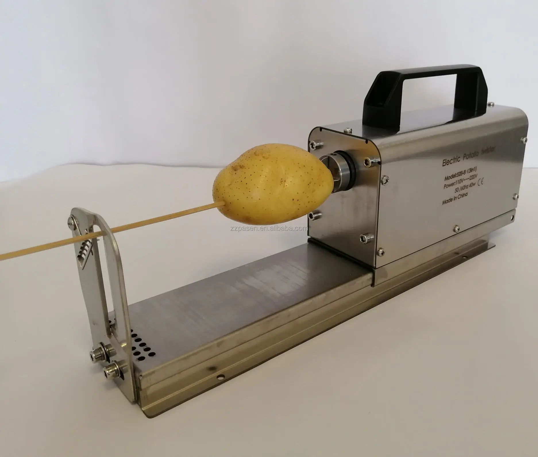 80W Spiral Potao Cutter Auto Stretch Potato Machine Twister Tomato