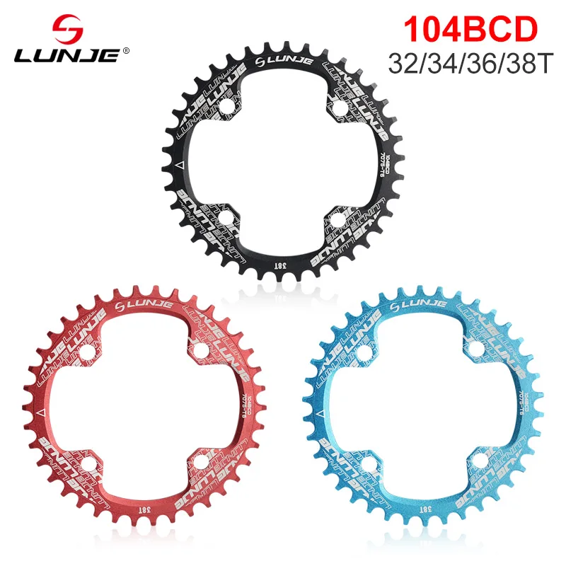 LUNJE Sprocket Mountain Bike Crank Sprocket Chain Wheel