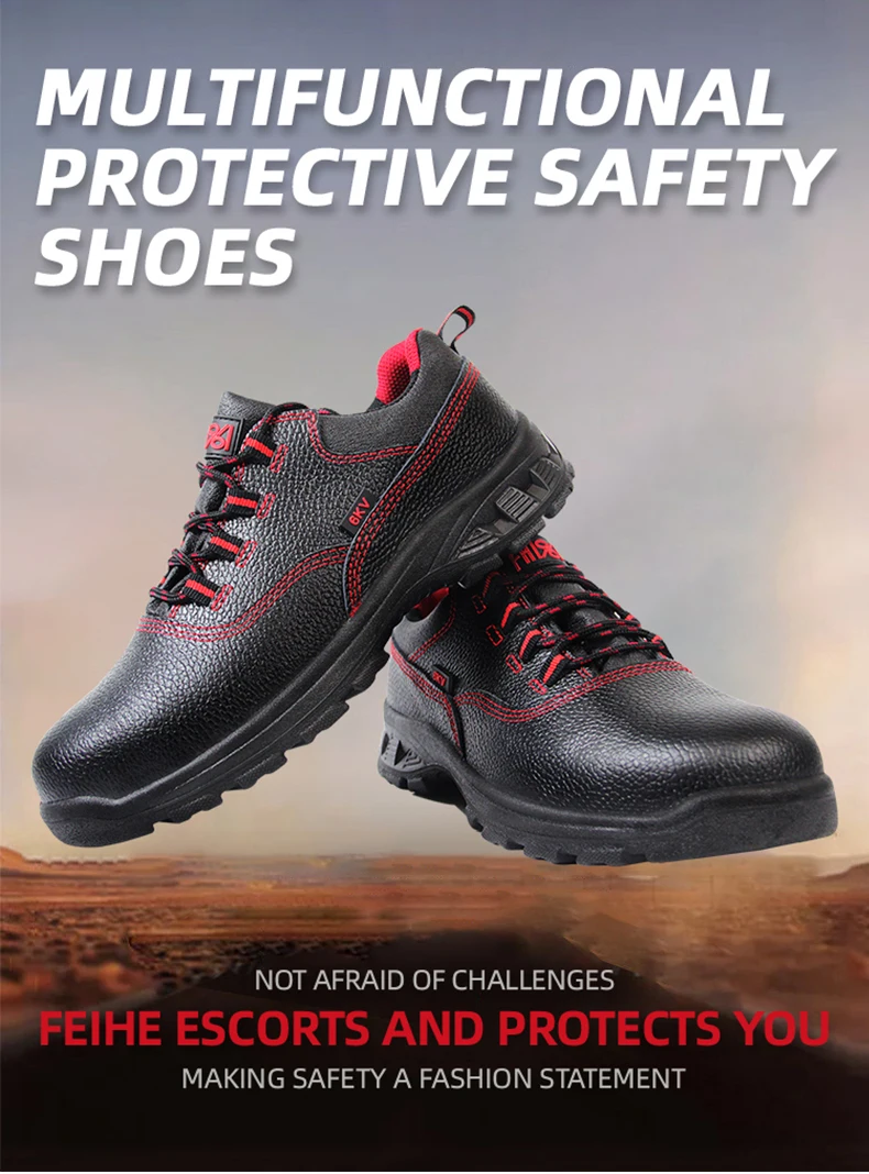 Fh1961 All-weather Waterproof Safety Shoes For Outdoor Work ...