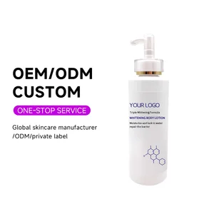 OEM ODM Natural Organic Extract Essence Skin Care Anti Acne Brightening Moisturizing Repair Barrier Cream Whitening Body Lotion