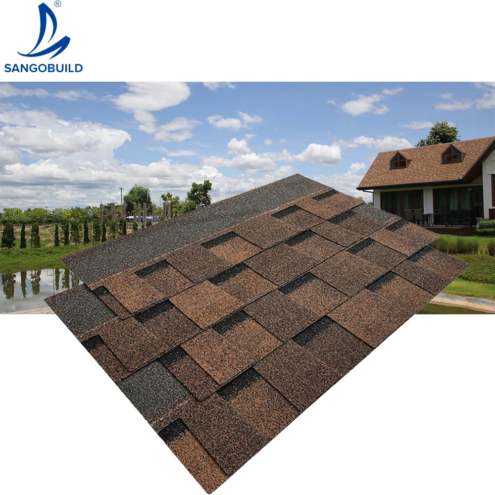 Строительные материалы кровельная черепица Асфальтовая огнестойкая и водонепроницаемая ламинированная битумина Бардо