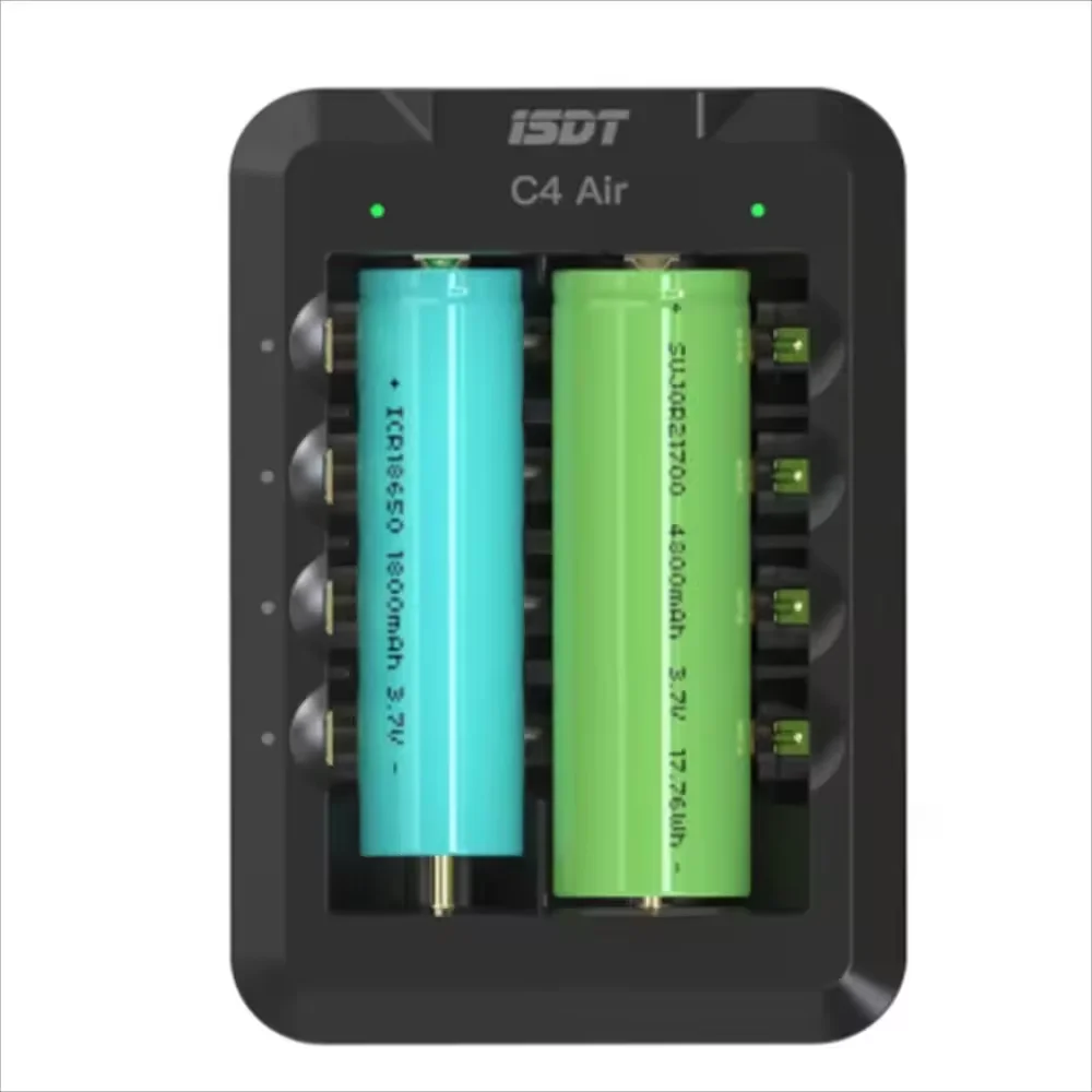  C4 Air 4A 6 Slots Smart Fast Charger USB Type-C Input with APP Contion for AA AAA Li-ion RC Rechargeable Drone Batteries details