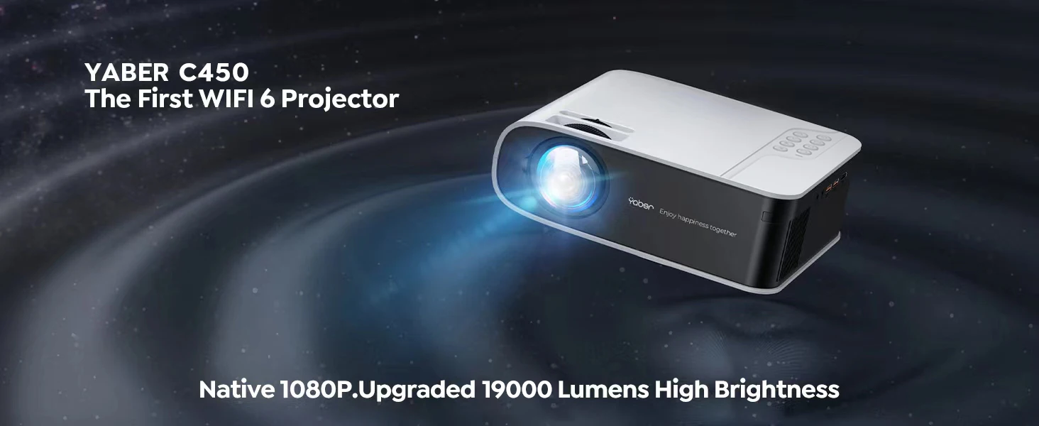  Proyector Bluetooth WiFi Native 1080P 19000 lúmenes 5G
