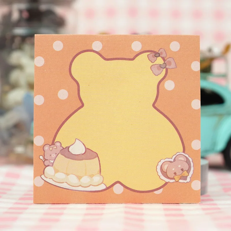 Vograce Custom Shaped Sticky Note Pads Anime Writable Cute Stationery Sticky Notes
