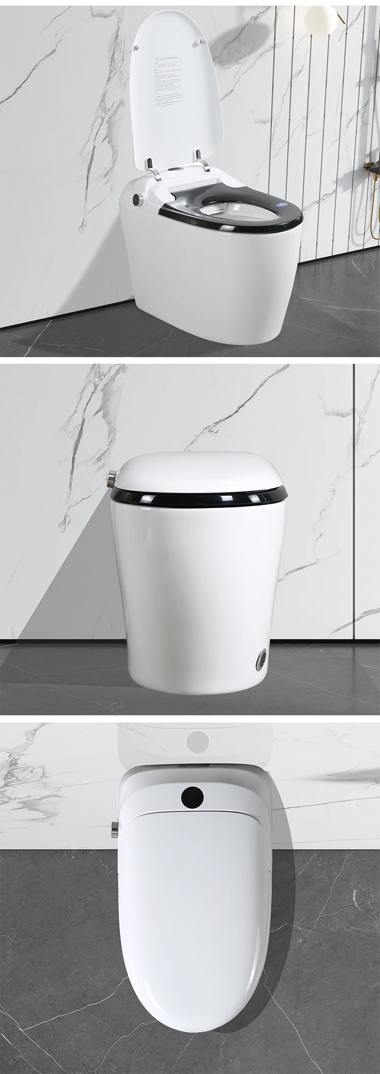 product hot selling sanitary ware electric heated auto flush toilet bowl ceramic intelligent automatic smart toilet with bidet-16