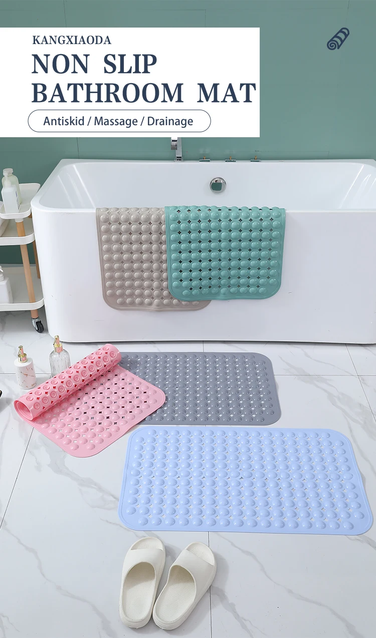Anti Slip Bath Mat Custom Size Bathroom Floor Mat Shower Mat Non Slip