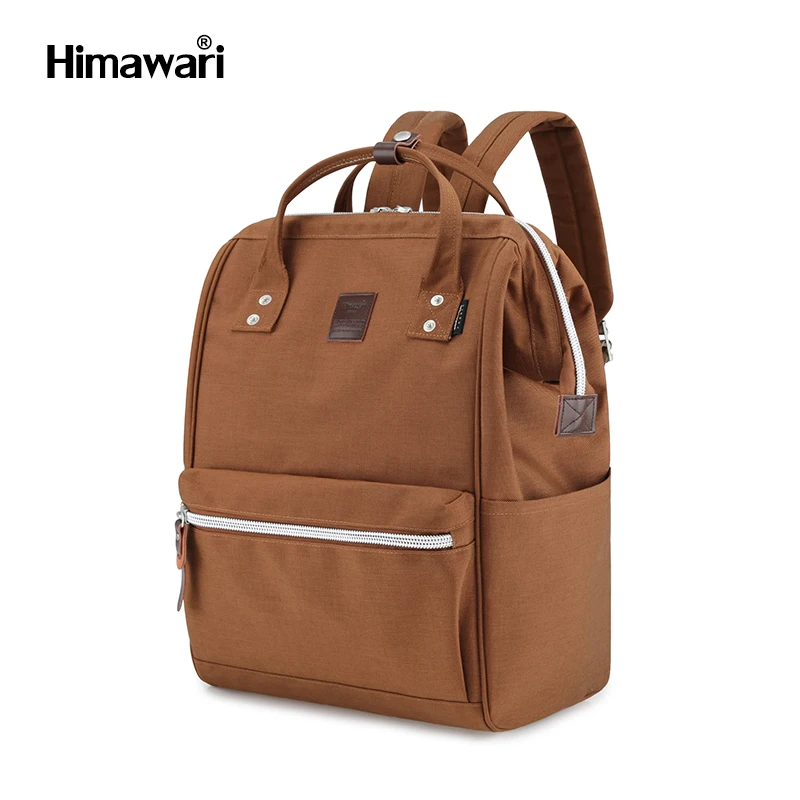 Himawari 2024 Large Capacity Waterproof Laptop Mochila 1882 Mocha