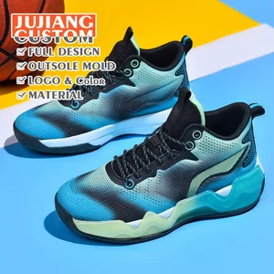 Customize Men's Basketball Shoes Breathable Cushioning Wearable Sports Shoes Gym Training Athletic Basketball Sneakers for Women