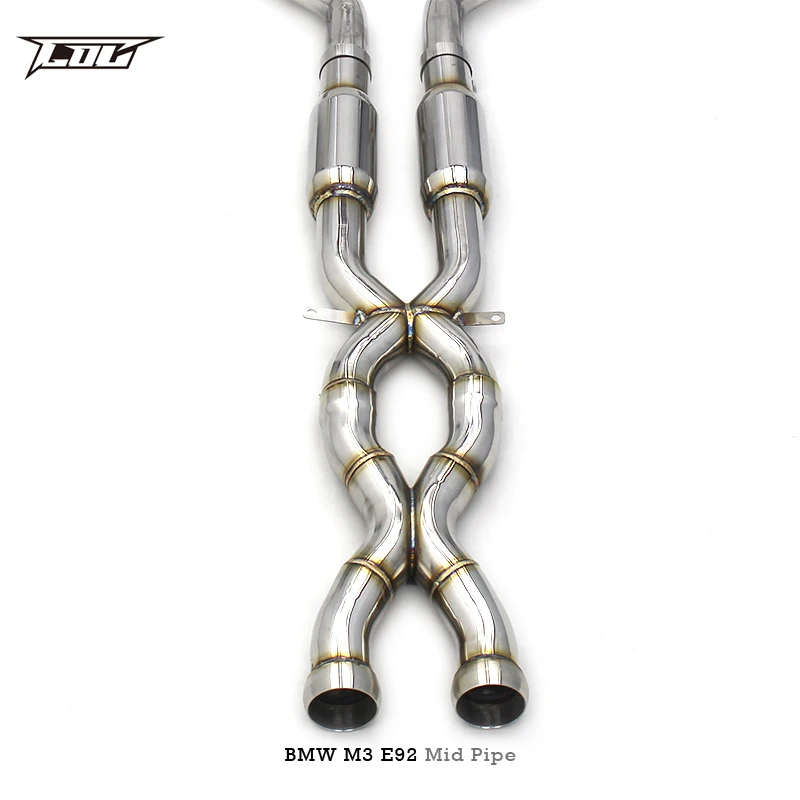 COC Double X Mid Pipe Exhaust for BMW M3 E92 V8 4.0L