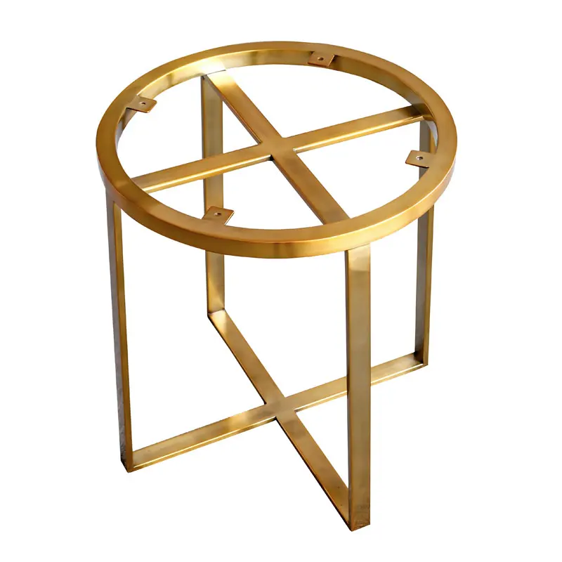 Coffee Tea Table Metal Table Legs Gold Round Stainless Steel Pedestal Inox Modern Furniture Leg