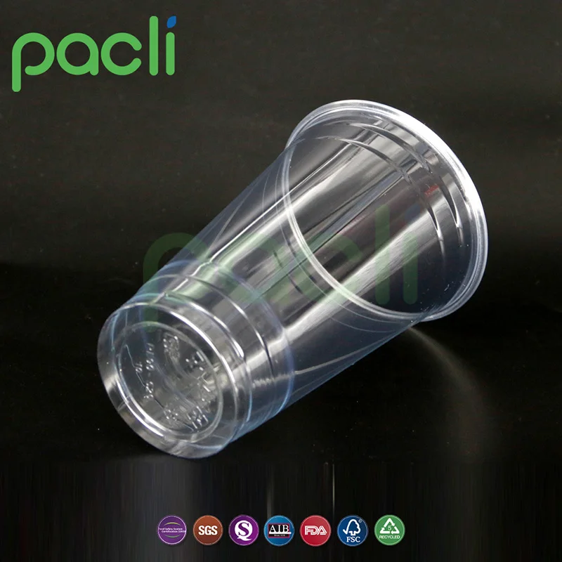 8, 9, 10, 12, 16, 20, 24 унции, биоразлагаемая чашка пла, сертификат BPI