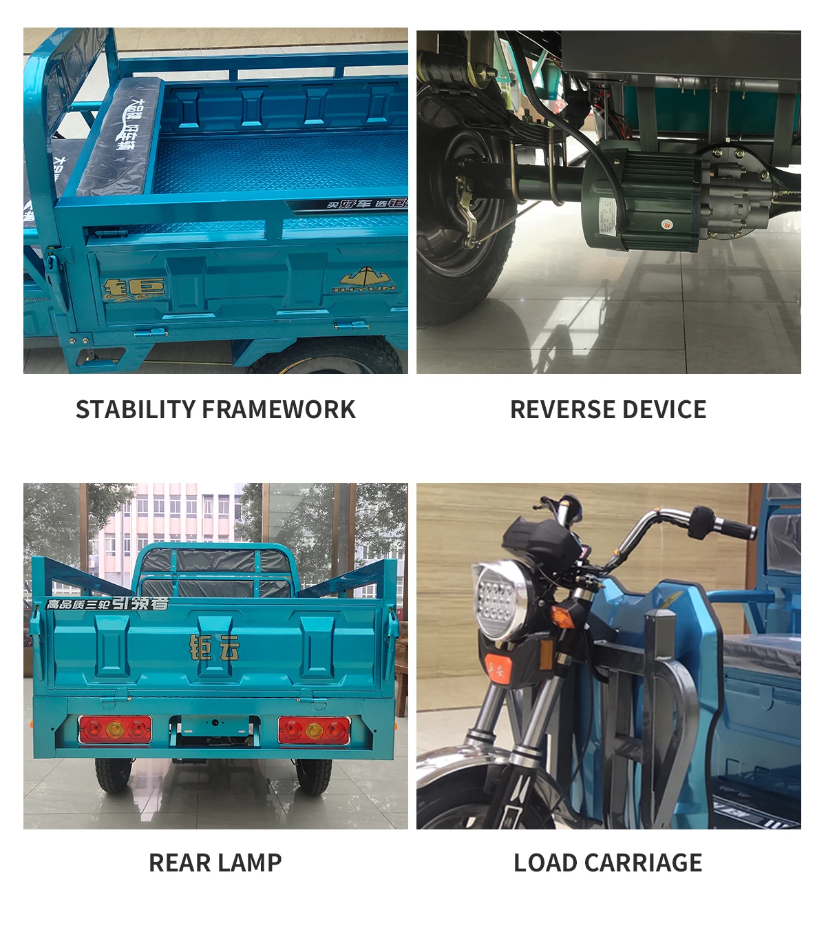 Electric Cargo Trike Motorized Tricycle Triciclo Para Adulto Electro