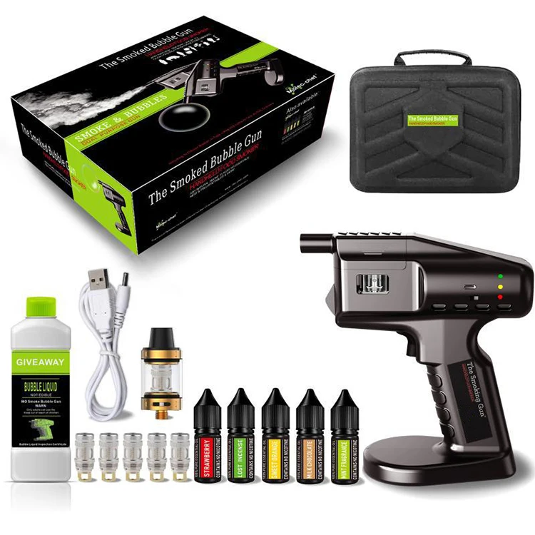 Bartender Machine Blaster Bubble Smoke Gun Blaster Liquid Cordless