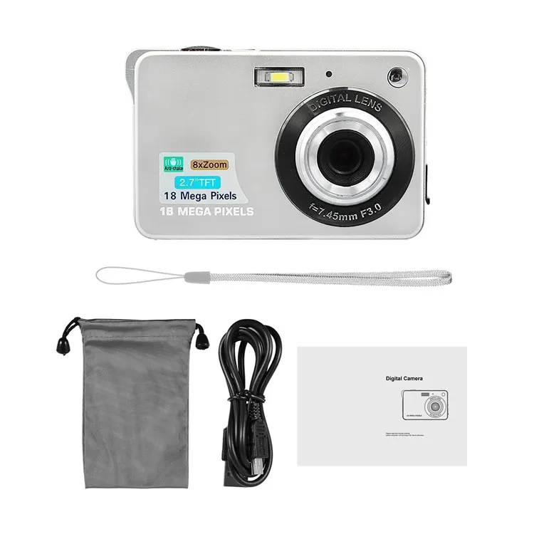 Digital   Cameras for Photo  and Video You Tube Vlog Display HD Mini CMOS Sensor 5.0 Mega Pixels Digital Cameras