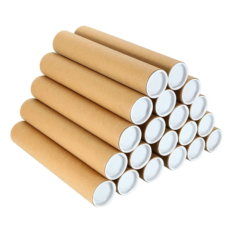 Wholesale Custom Movie Poster Cylinder Kraft Paper Mailing Long Tube