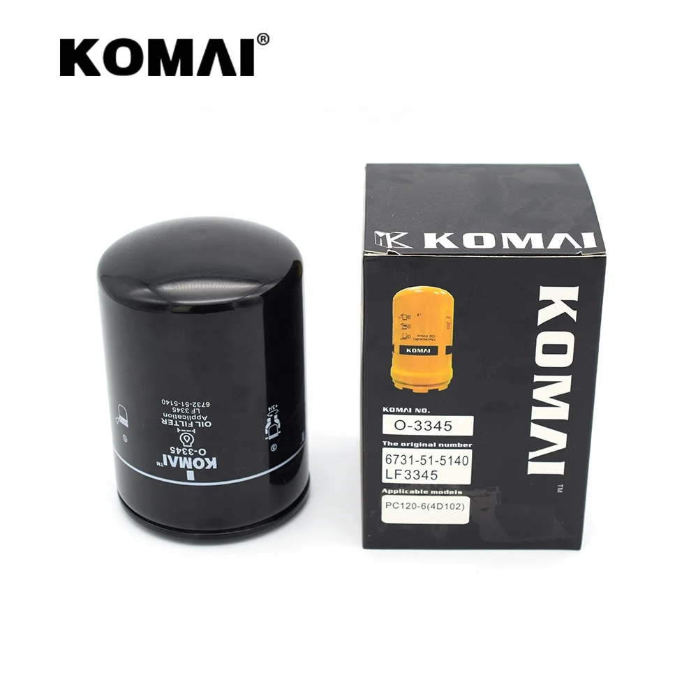 Diesel Engine Lube Oil Filter for Komatsu PC100-6 Excavator - New