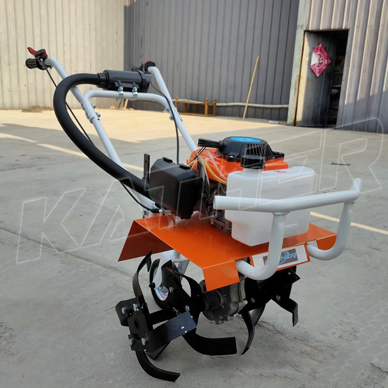 4 stroke power tiller weeder portable garden mini rotary tiller cultivator gasoline agriculture machine farm soil cultivator-26