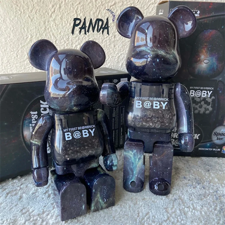 Bearbrick 400% 28 Cm – Figurine Collection En ABS/vinyle, Design Emblématique, Pour Vitrine, Décoration, Cadeau Fan