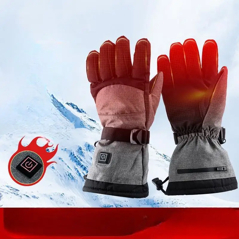 Extreme Cold Weather Battery Operated Heated Liner  Motorcycle Gloves