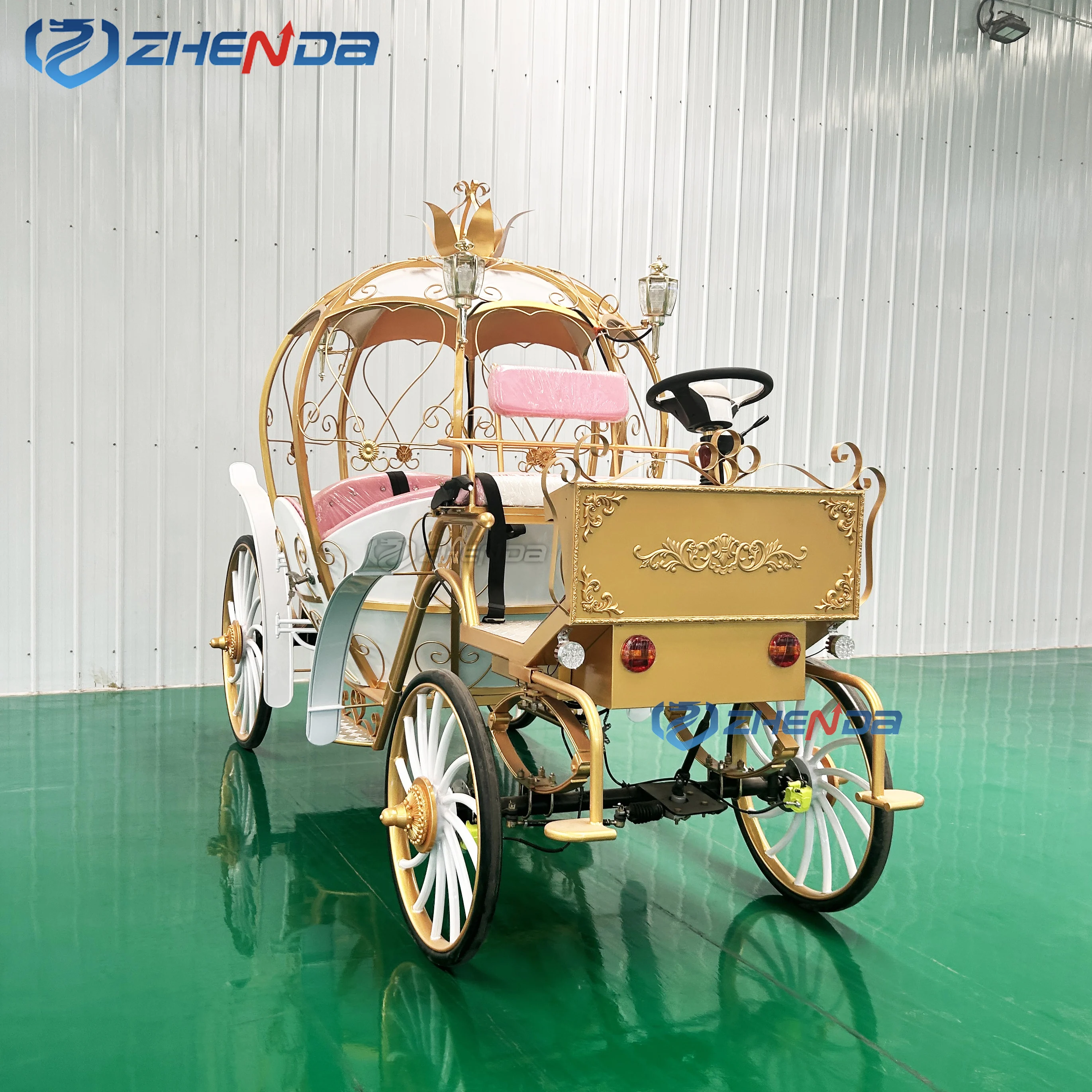 2024 Street Legal Electric Horse Carriage Cinderella Pumpkin