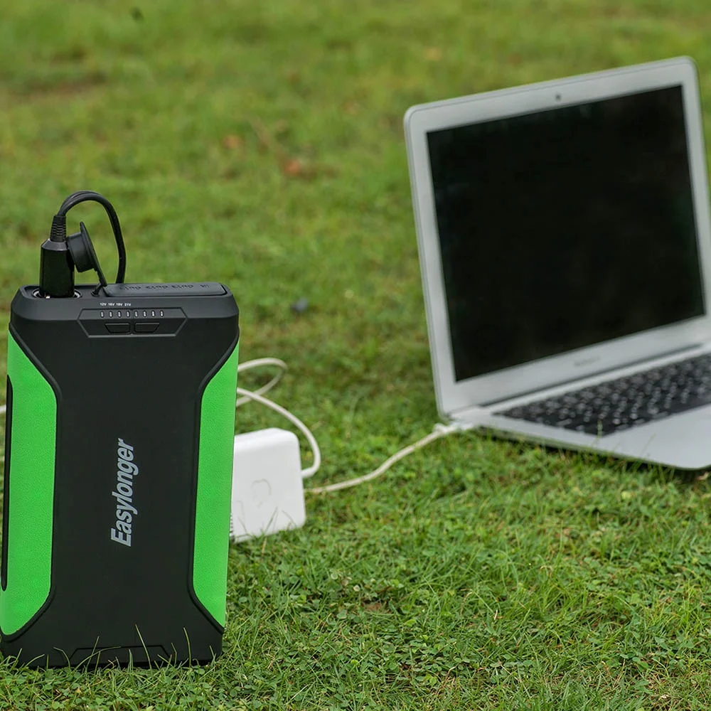 battery pack with cigarette lighter socket RoyPow 30W PD Portable Charger 12V 10A Constant Voltage Socket, 86.58Wh USB C Laptop Power Bank, 18W QC & 12V DC Pack, Perfect for Dash Cam or on truck or charging devices during outdoor excursionsall from one sleek and portable device Pse 18650 Battery Pack 15v