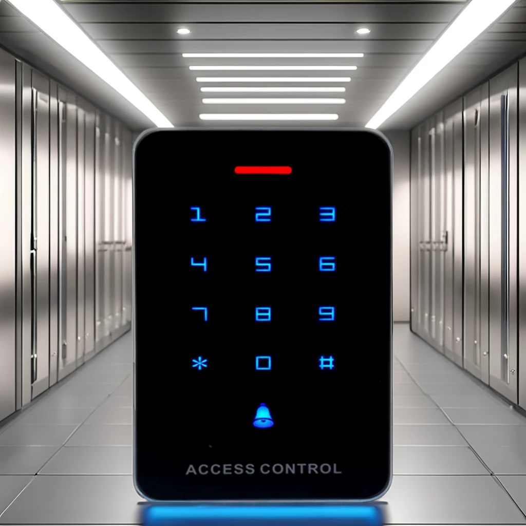 Customizable 1000 Users Key/Touch Screen Password Access Control Reader 125khz/13.56Mhz RFID Single Door With Logo Reset Feature
