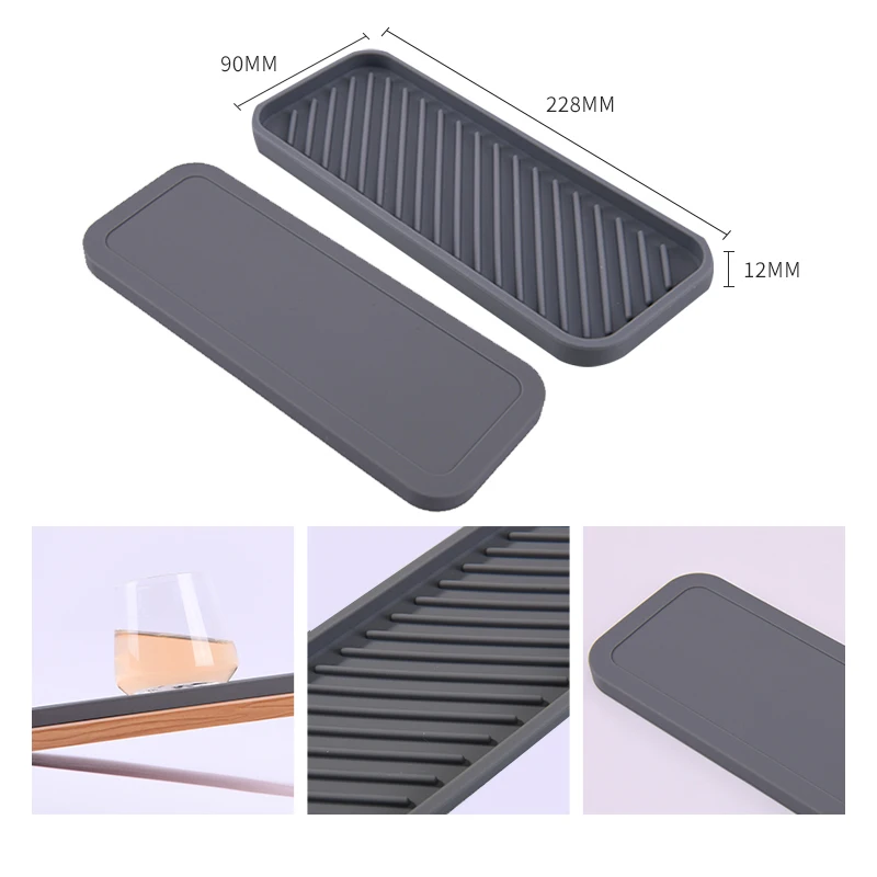 Wholesale Silicone Dish Drying Mat with Drain Lip - China Silicone Dish  Drying Mat and Silicone Mat price