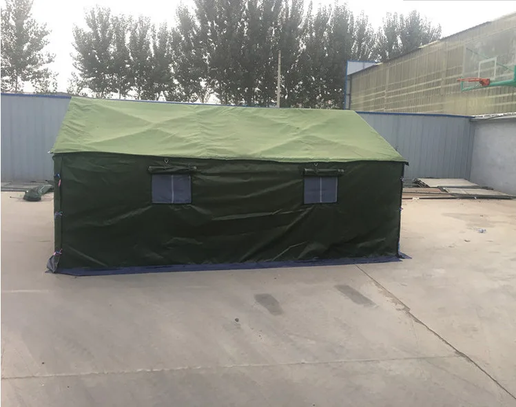 Outdoor Construction Site Disaster Relief Tent Thickened Canvas ...