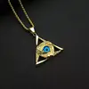 Gold single pendant