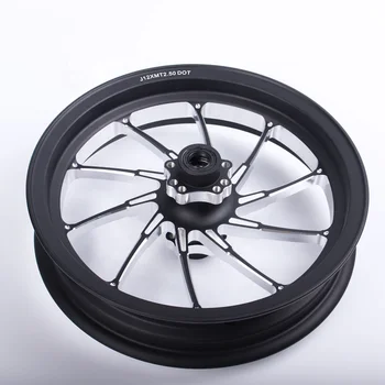 Cyclone 12 "2.5 wide aluminum alloy wheels electric motorcycle/scooter double disc brakes