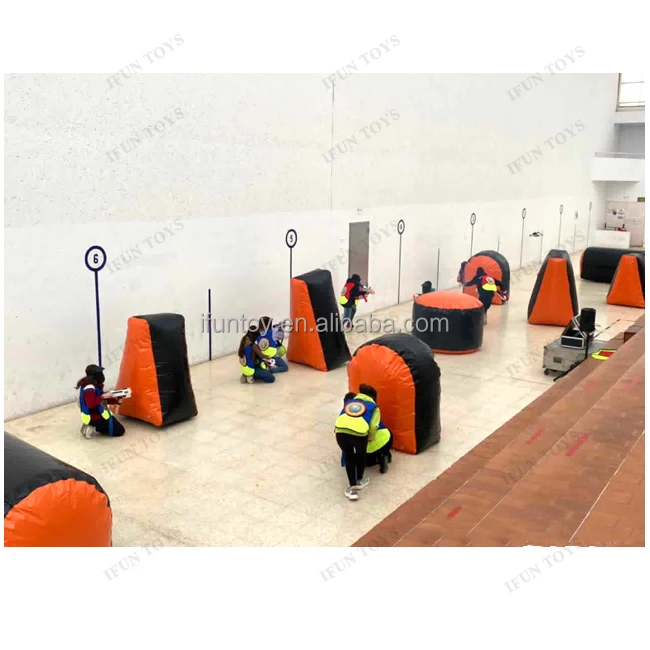 Large Inflatable Paintball Netting Arena Inflatable Paintball Field For