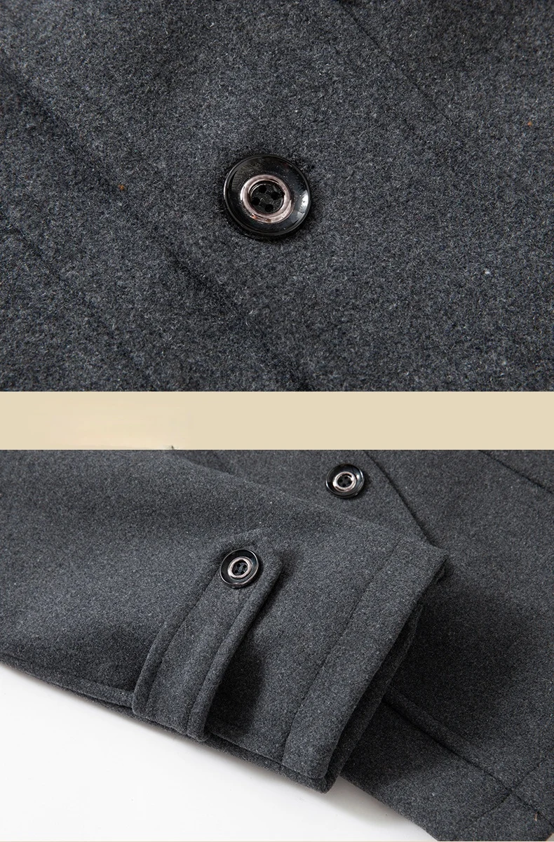 Warm Long Plus Size Windproof Jacket for Men Overcoat Casual Trench Coat Stylish Winter Men's Double Collar Woolen M_voghion.com