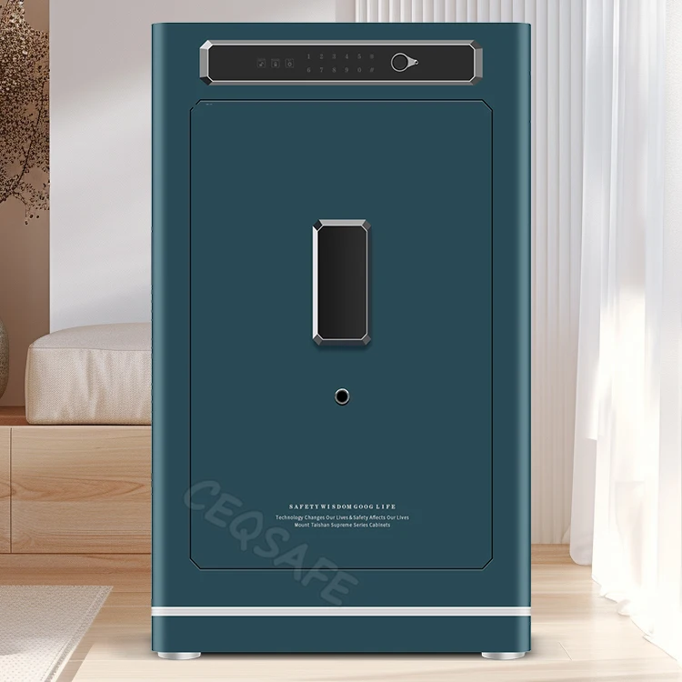 CEQSAFE Custom Electronic Safe Box Steel Household Safe with Fingerprint Lock for Home Storage Remote Opening Through TUYA APP