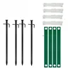 4 Clavos + 4 cuerdas blancas + correas + caja de avión