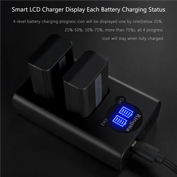 Kingma New Design Camera Battery NP-FW50 LED Charger for Sony Camera Lithium Ion Batteries detail image