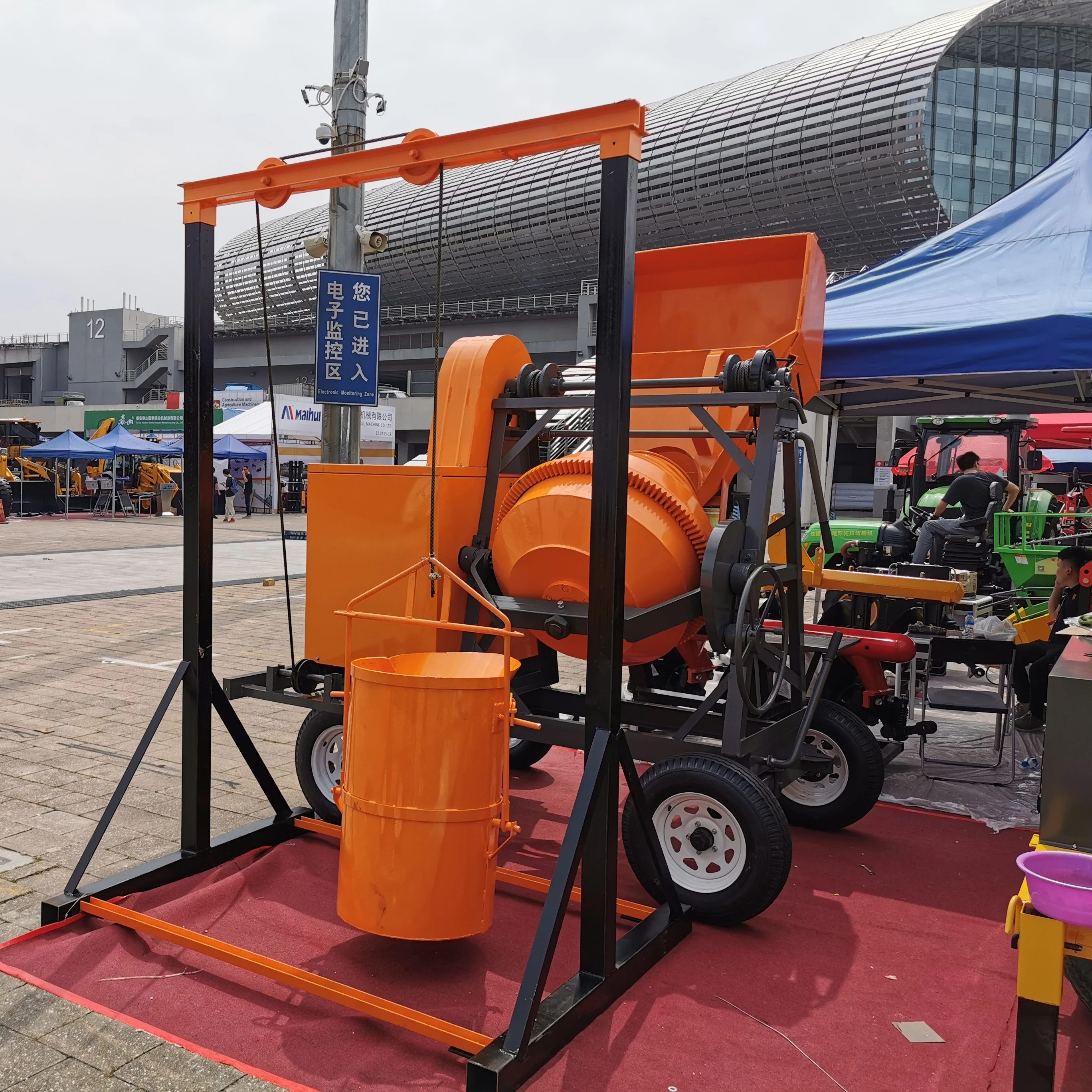 Wholesale Concrete Mixer with Lift A2-510LT Concrete Mixer With Winch diesel Concrete Mixer Machines for Sale