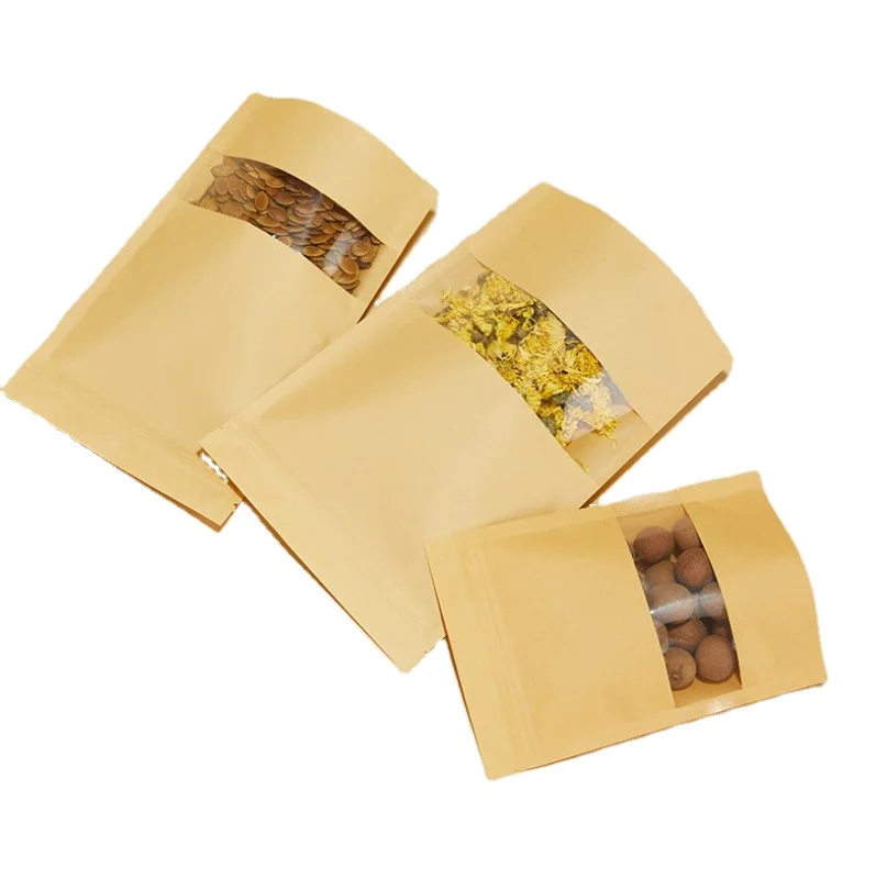 Low Price Guaranteed Quality Packaging Packing Brown Kraft Paper Bags Food