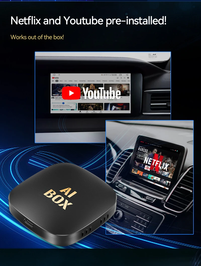Car Ai Box Android 13 Adapter With Wireless Android Auto