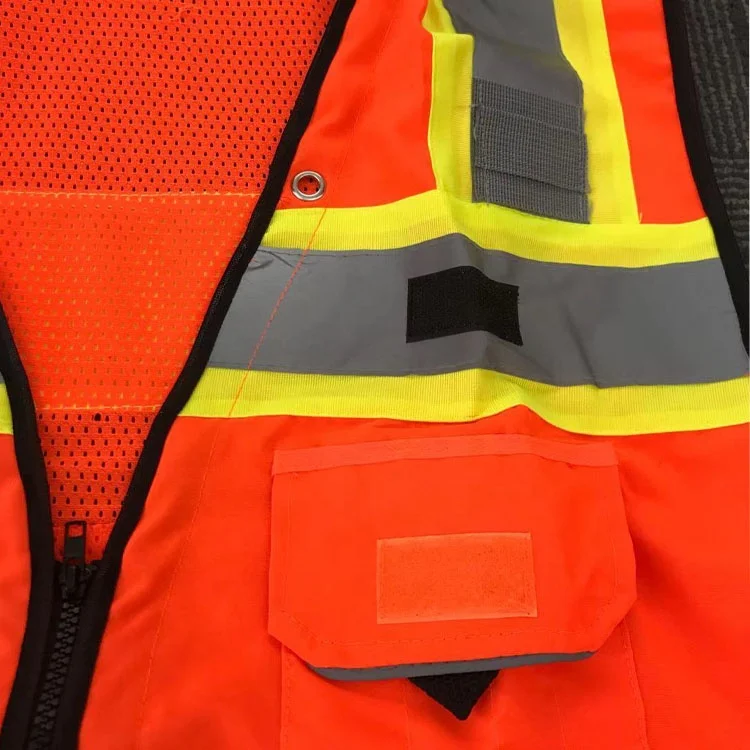 
Amazon hot sell mesh safety vest with padding 3m reflective vests 