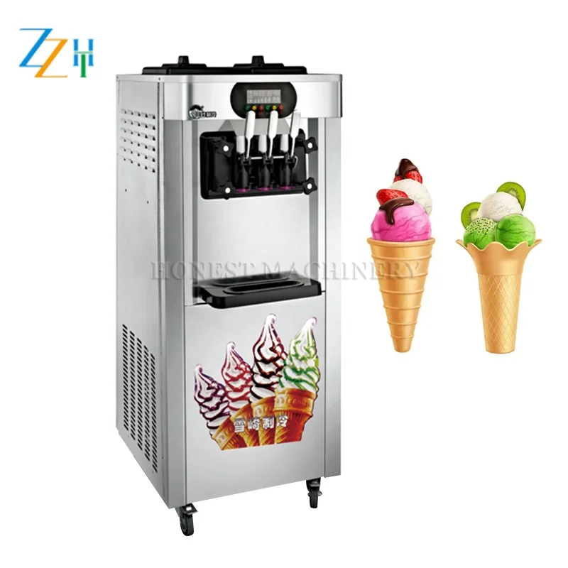 Soft serve custard machine hot sale