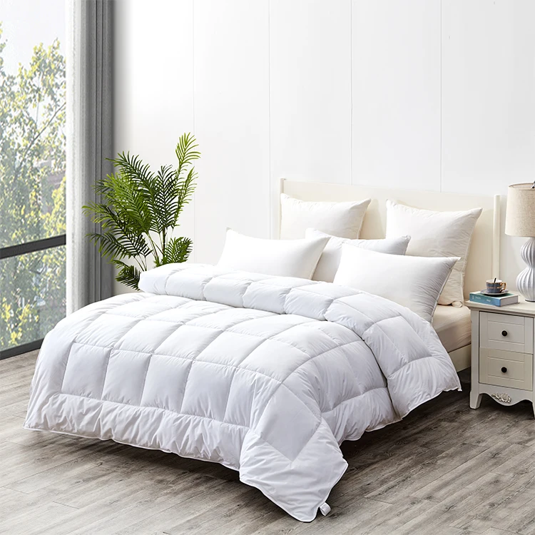 White Duck Feather Quilt 