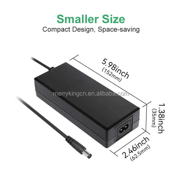 UK Plug C14 AC Outlet 24v 3amp 4amp 4 pin power adapter For tablet printer supplier